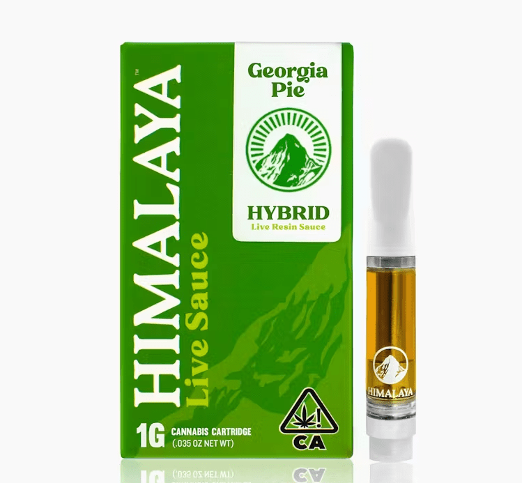 Himalaya Live Resin Cartridge Georgia Pie 1g