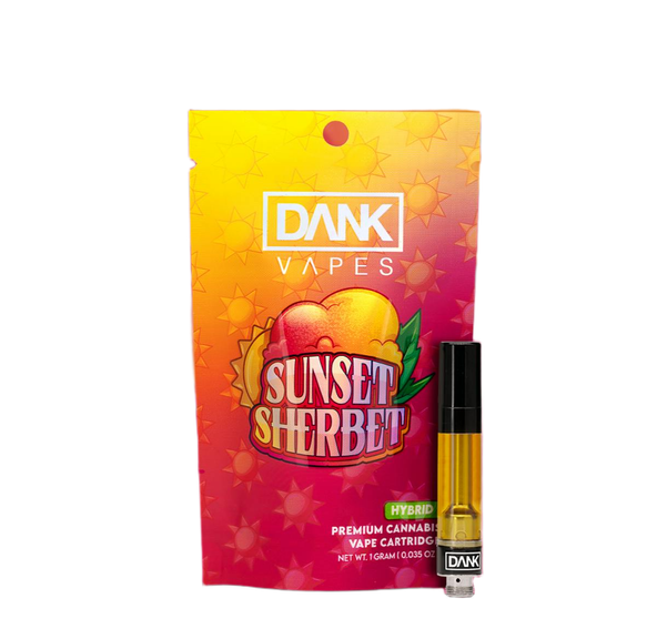 Dank | Vape Cart | 1g | Distillate | Sunset Sherbet