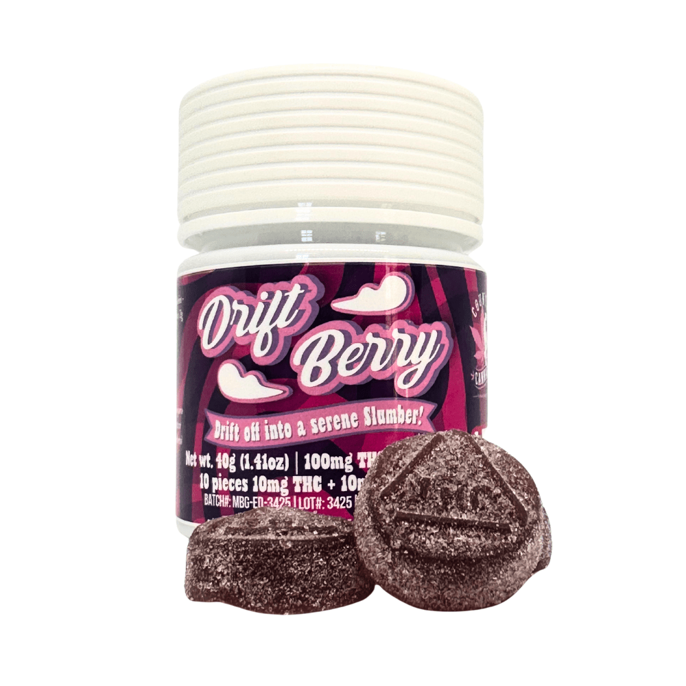 Country Cannabis 200mg Drift Berry 1:1 THC/CBN Sleep Gummies