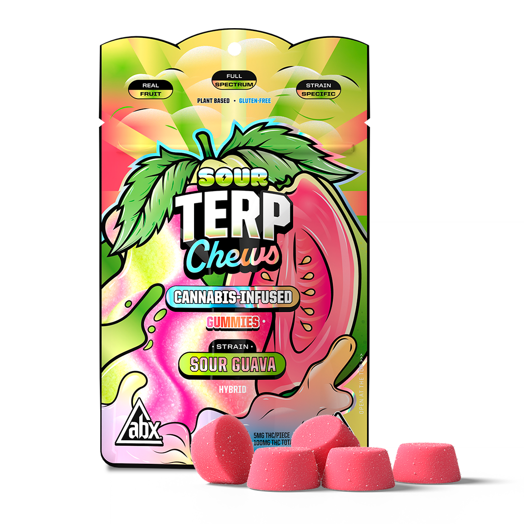 absoluteXtracts - Terp Chews Sour Guava Gummies 100mg