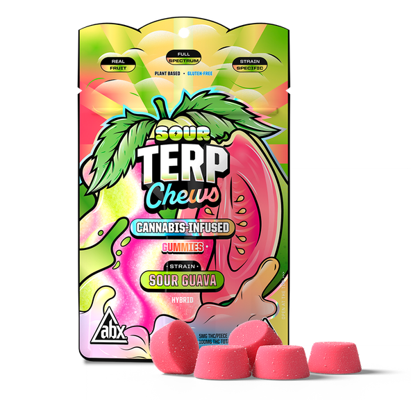 absoluteXtracts - Terp Chews Sour Guava Gummies 100mg