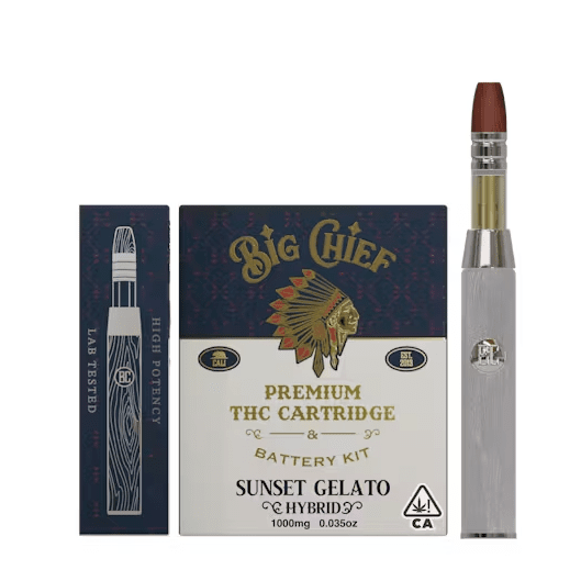 Sunset Gelato -  THC Cartridge & Battery Kit All-in-one