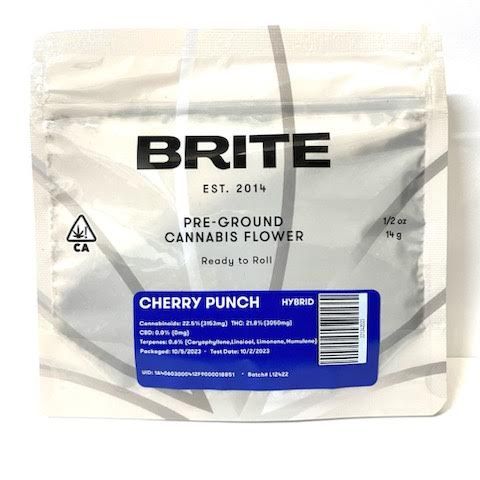 A. Brite 14g Pre-Ground Shake - Quality 7.5/10 - Cherry Punch