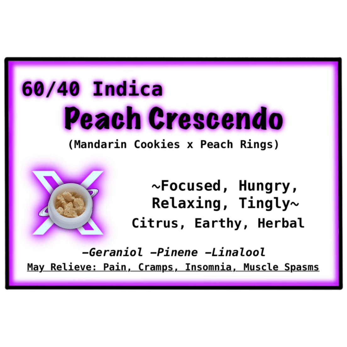 Peach Crescendo RESIN 1g