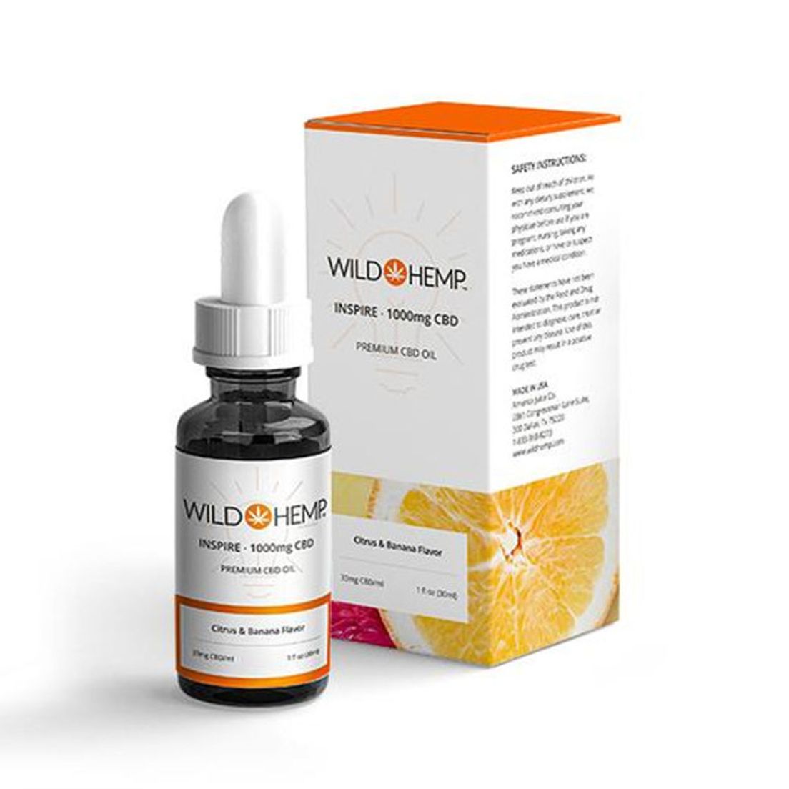 VGI|Inspire|Citrus|CBD Tincture|500mg