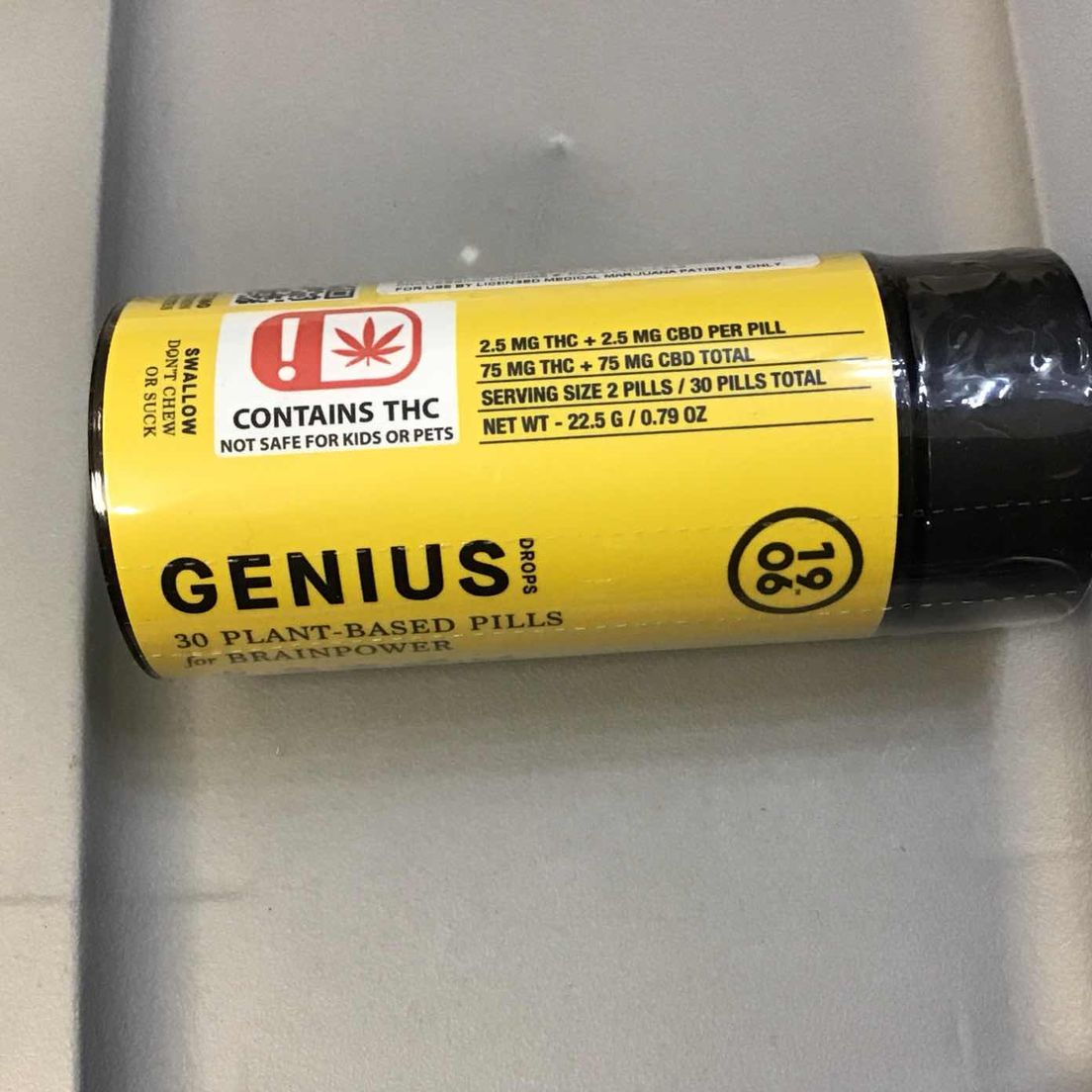 1906 Genius Drops Bottle