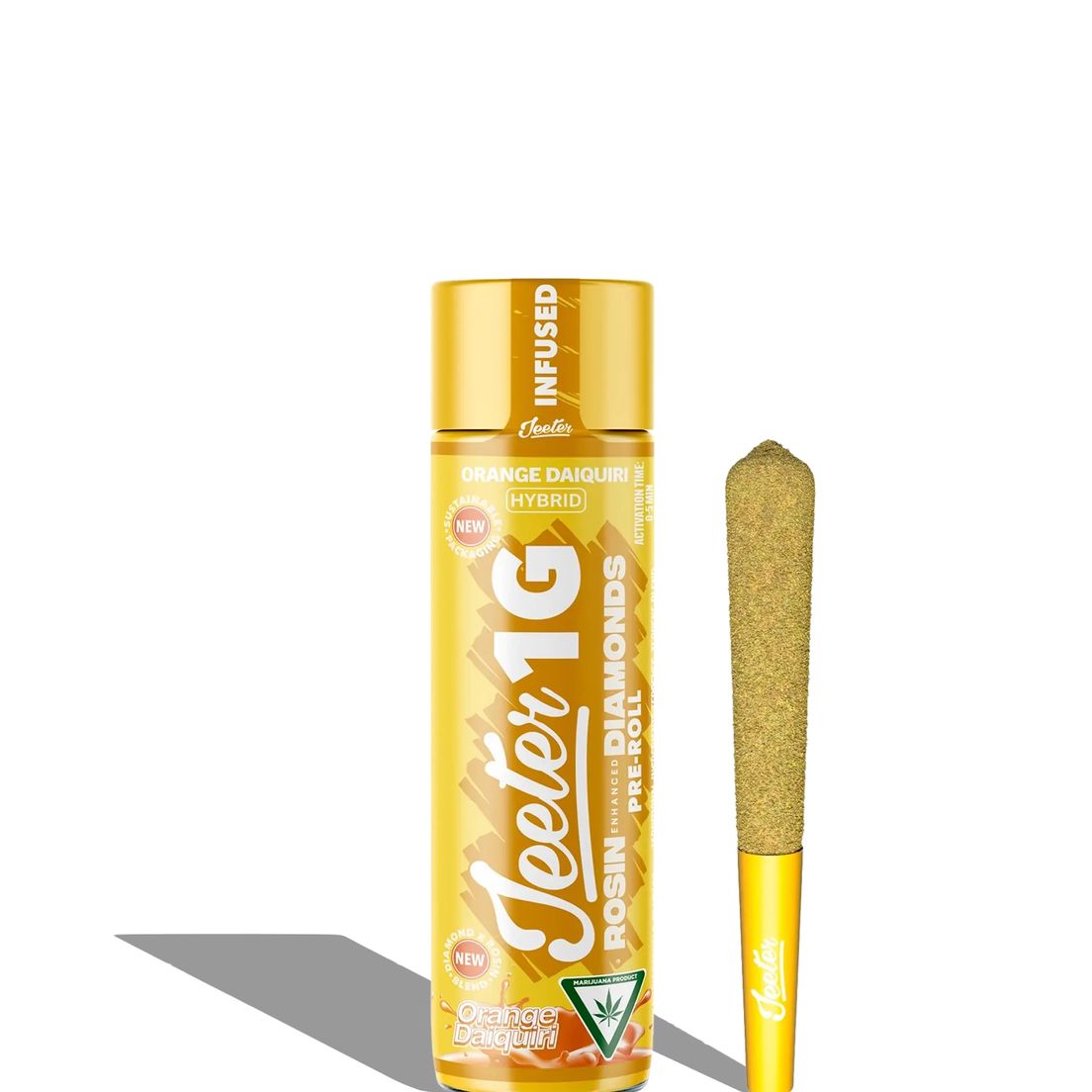 Jeeter- Orange Daiquiri Rosin Enhanced Diamond Preroll 1g (H)