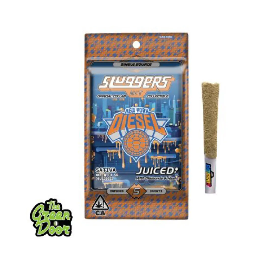 SLUGGERS - NYC Diesel - Infused Preroll - 5Pk - 0.7G