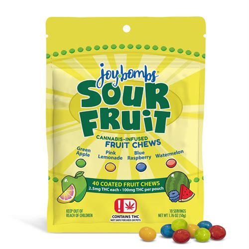 Joybombs 100mg Fruit Chew Skittles (Sour Fruit)