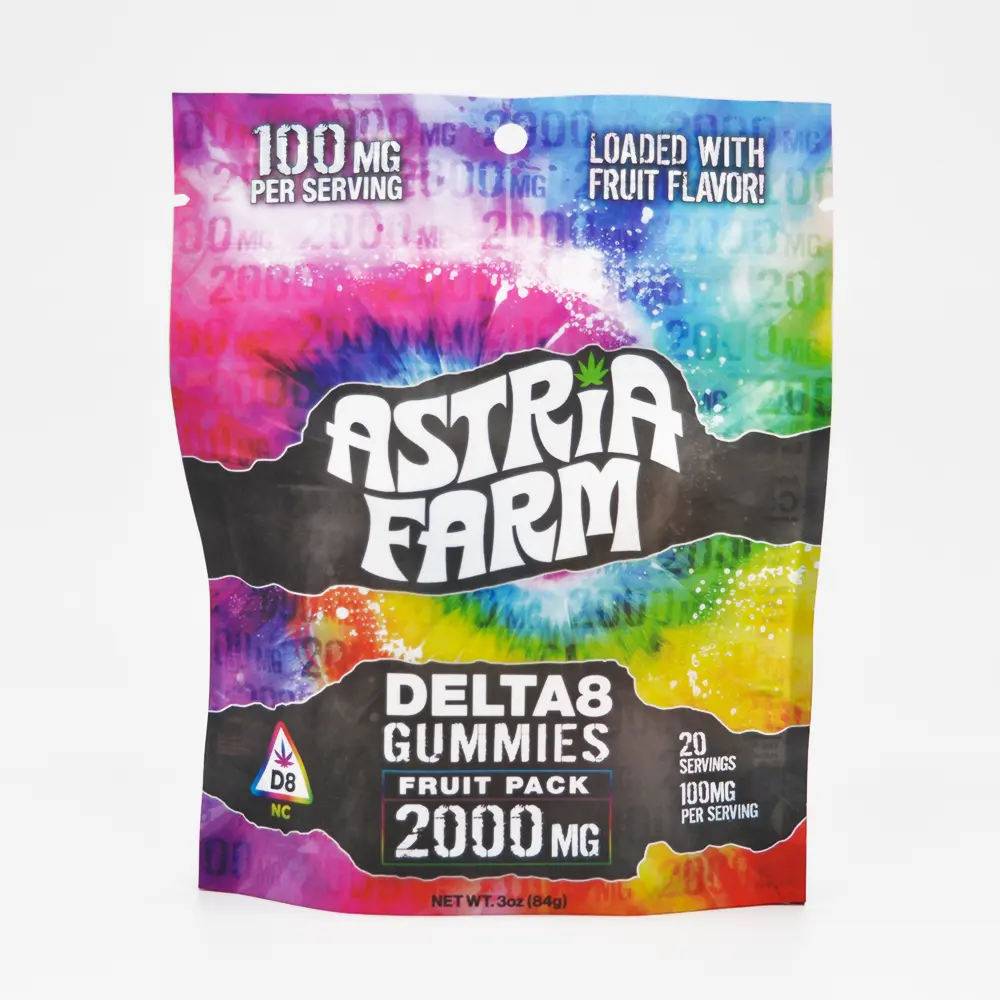 AF 100mg Delta 8 THC Fruit Mix Gummies, 20ct