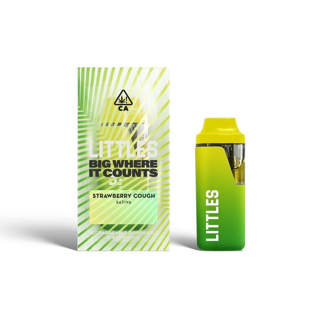 Littles- Strawberry Cough Disposable 1g (S)