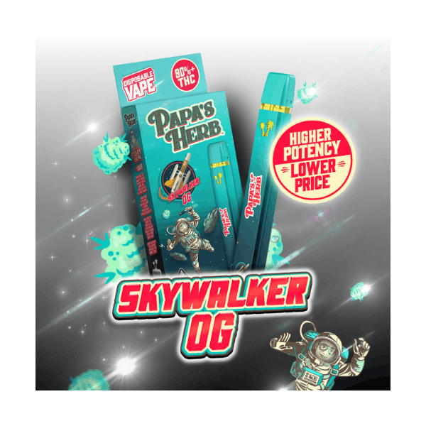 Papa's Herb - AIO Vape - 1g - Skywalker OG
