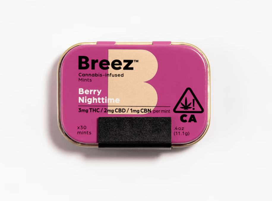 BREEZ MINTS- BERRY NIGHTTIME MINT TINS CBN (PROMO)