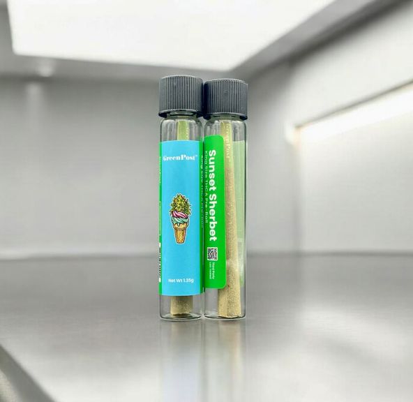 Green Post THCA Pre-Roll King Size 1.35g Sunset Sherbet