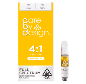 Care By Design | Vape Cart | 1g | Full Spectrum | 4:1 CBD/THC