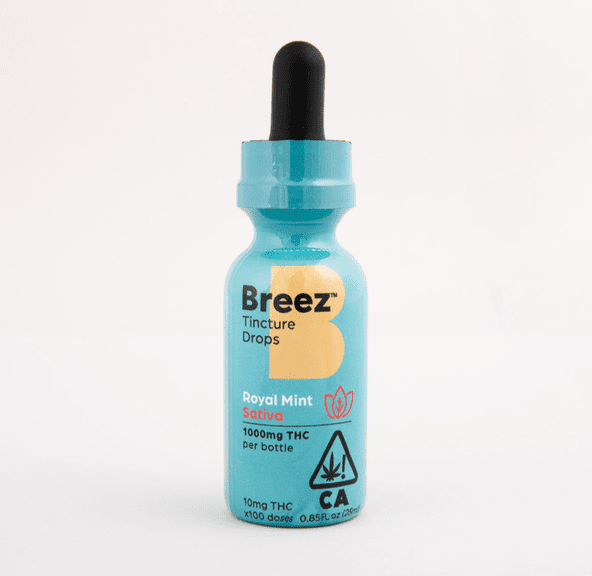 BREEZ TINCTURE- SATIVA ROYAL MINT DROPS 1000MG