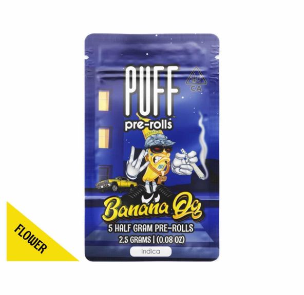 PUFF - Banana OG - 5pk Prerolls - 2.5g