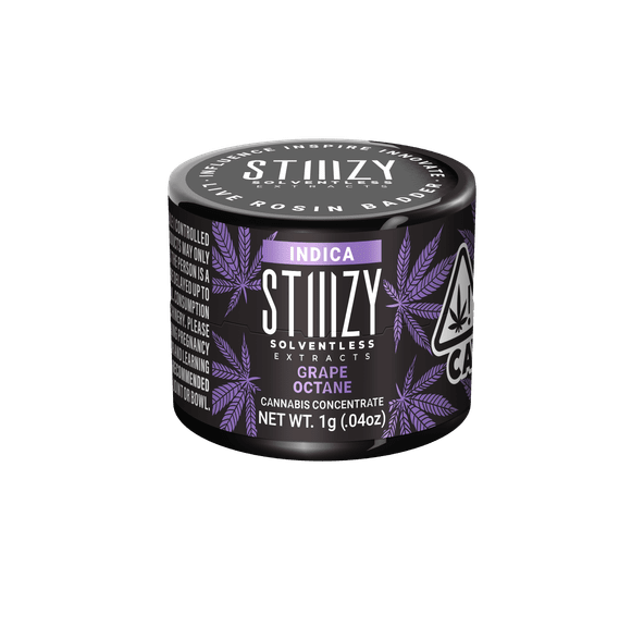 STIIIZY EXTRACTS - 1G LIVE ROSIN BADDER - GRAPE OCTANE