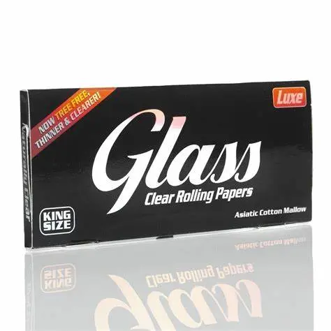 Glass Clear Rolling Paper (King)