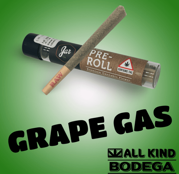 Grape Gasoline 1g Preroll (@jarcannabis2.0)