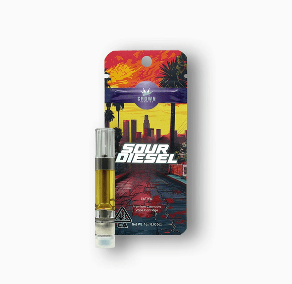 Crown | Vape Cart | 1g | Distillate | Sour Diesel