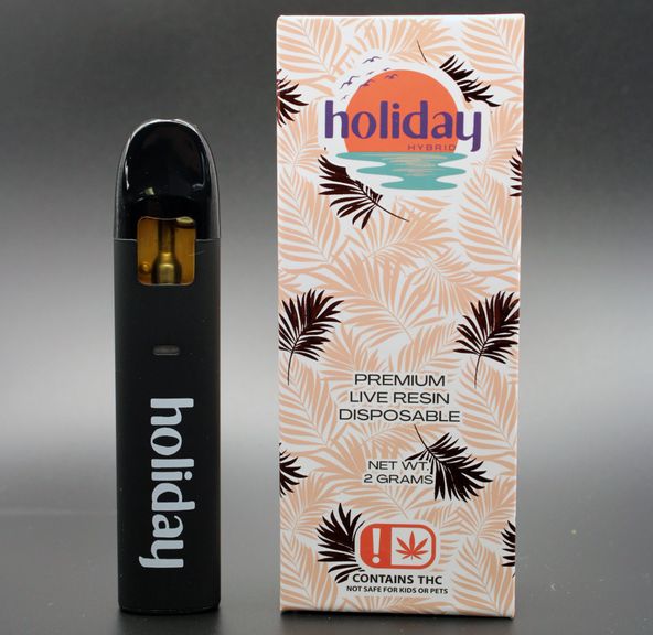 Holiday 2G Live Resin Disposable (Melonade Cream) Hybrid