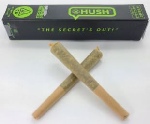 Pineapple 2pk -1.6g Infused Pre-roll (51.40% THC) Hush