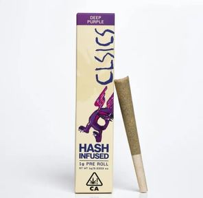Clsics Deep Purple 1g Hash Infused Preroll 44%