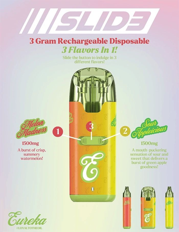 Eureka- Slid3 Melon Maddness x Sour Appleicious 1g (H)