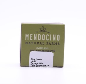 Mendocino Natural Farms- BLUE DREAM BUBBLE HASH 1G