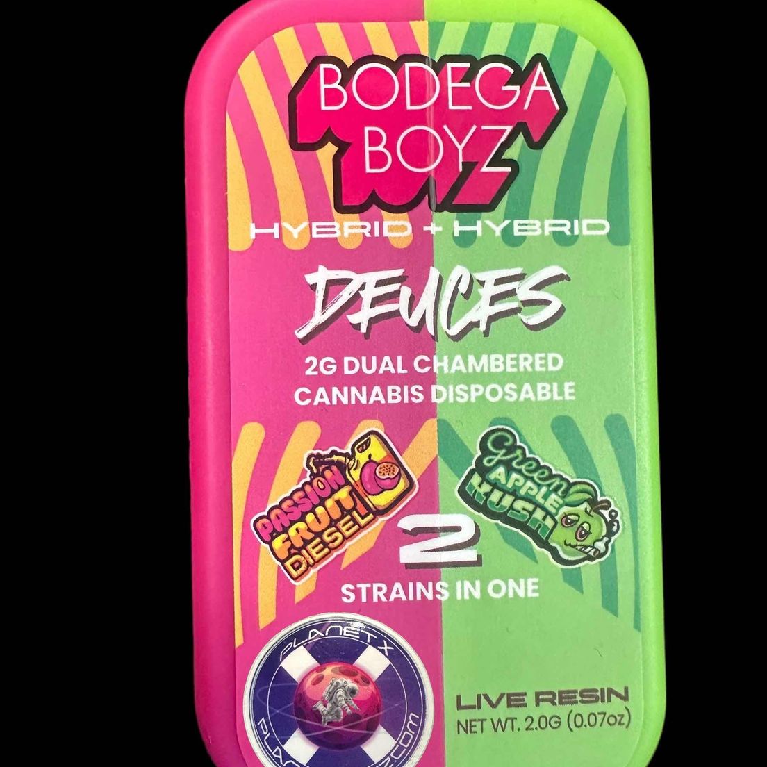 Bodega Boyz 2G Deuces - PassionFruit Diesel x Green Apple Kush