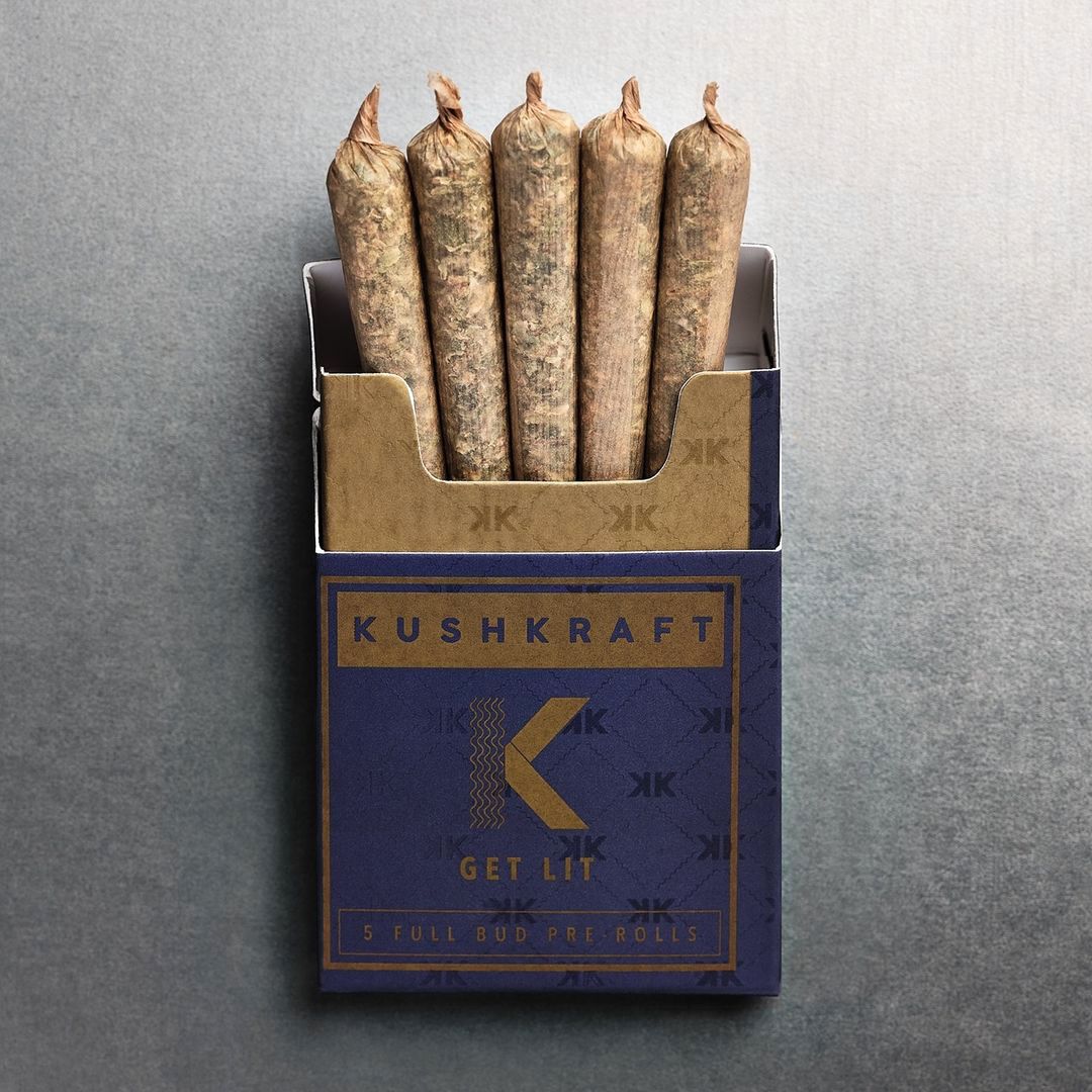 KUSH KRAFT 5 X 0.6G PRE-ROLLS - INDICA