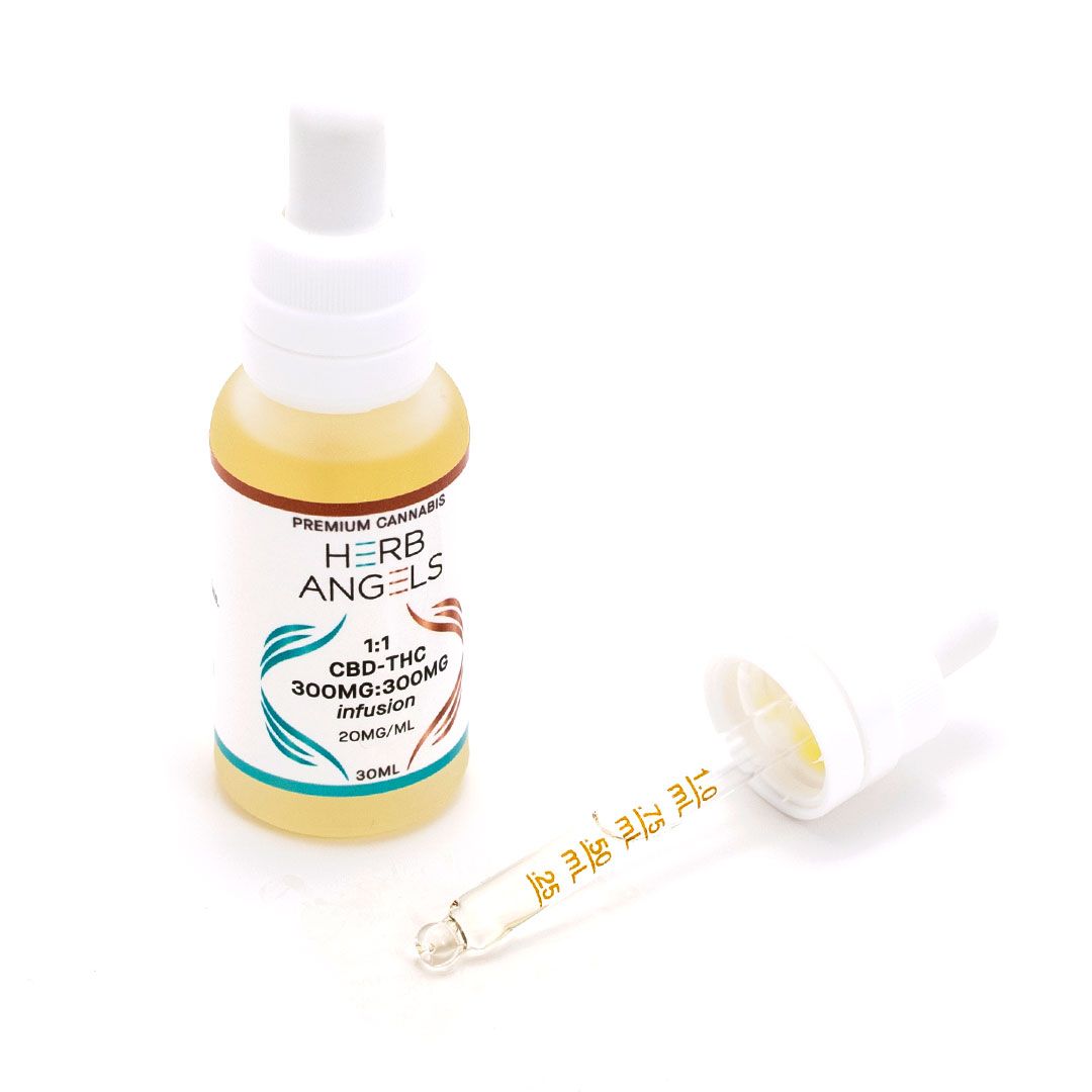 Tincture 1:1 300mg CBD: 300mg THC by Herb Angels