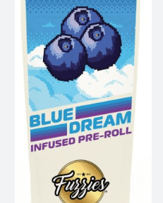 Fuzzies - Blue Dream Infused Preroll 5pk (2.5g)