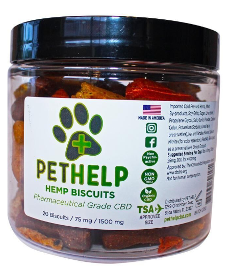 PET HELP  BISCUITS 1500MG  20 ct