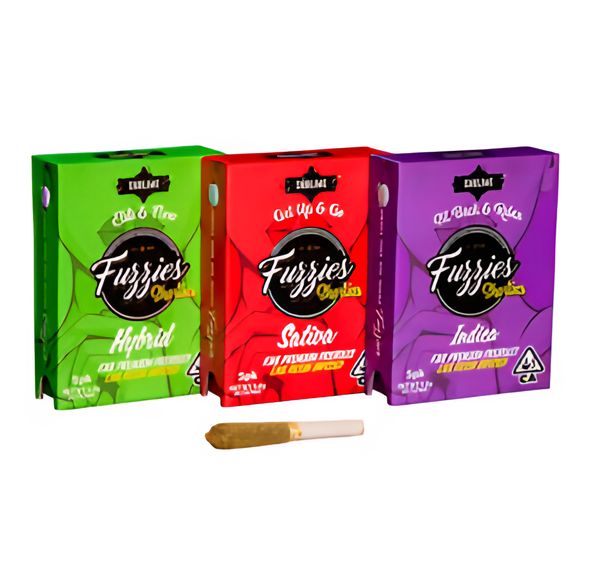 Fuzzies | Infused Prerolls | 7 x .5g | Tangelo Sunrise | Live Resin Shorties