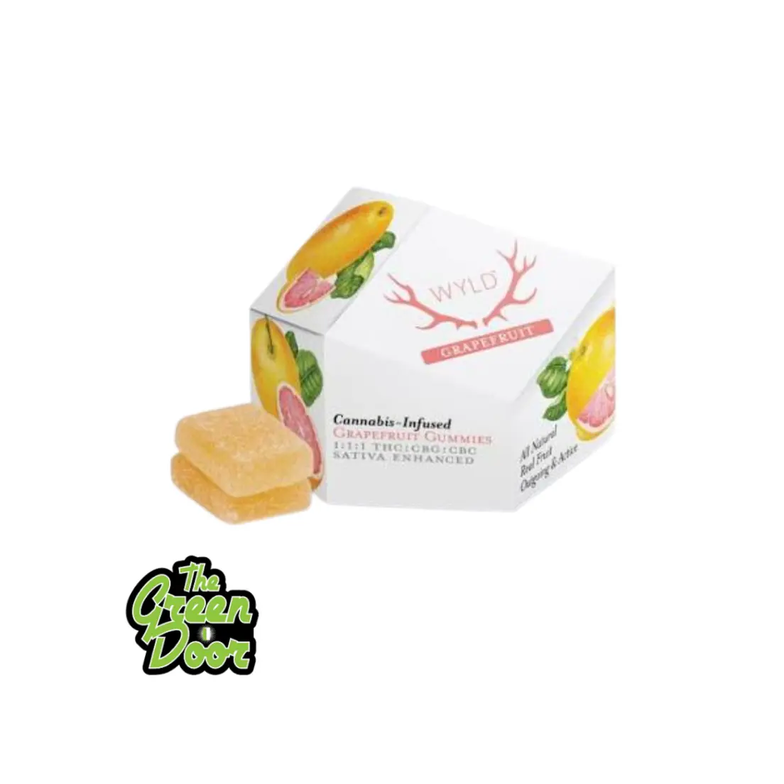 WYLD - Grapefruit Gummies - 1:1:1 THC:CBC:CBG - 100mg