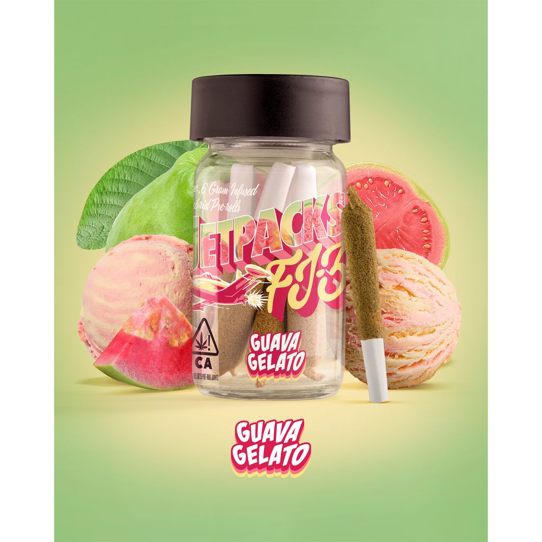 Guava Gelato FJ-3 (.6g Infused Preroll 5pk)
