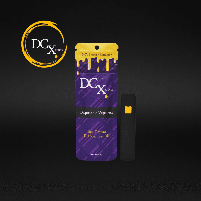 DCXtracts | Full Spectrum Disposable CO2 Vape Cartridge | Fruit Bedrock | Hybrid