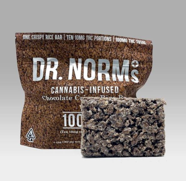 100mg Chocolate Rice Crispy Treat - DR. NORMS