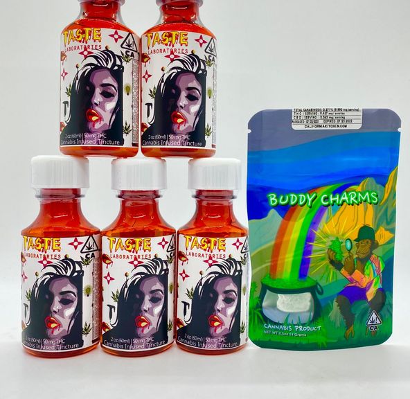 *Deal! $59 for (5) 50mg Syrups by Taste + (1) 50mg Gummy Cubes by Buddy Charms