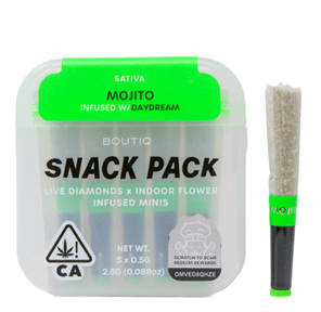 Boutiq Infused Mini Pre-roll 5pk Mojito x Daydream 2.5g
