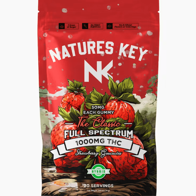 Strawberry - 1000 - Hybrid gummies