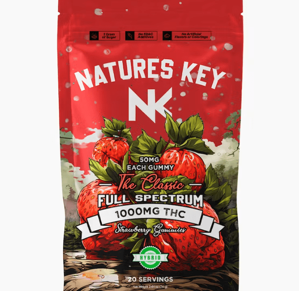 Strawberry - 1000 - Hybrid gummies