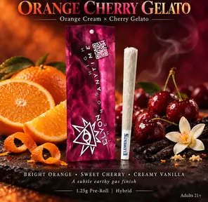 Elyon 1.25g Pre-roll - Orange Cherry Gelato