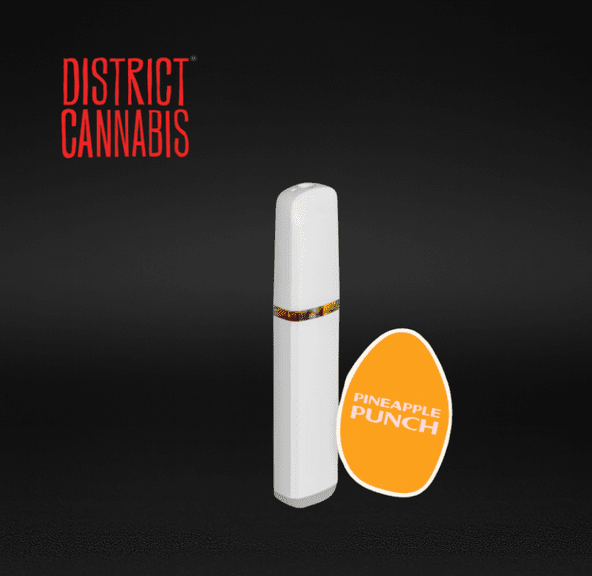 District Cannabis | Disposable Vape Cart | Pineapple Punch | .5g | Hybrid