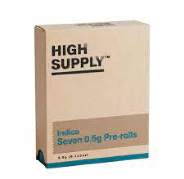Indica - 7 pack prerolls (THC 18%) by High Supply
