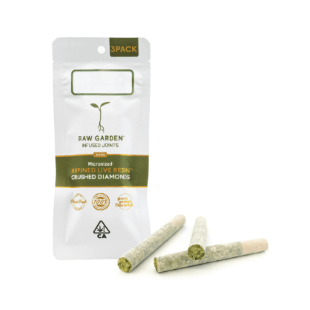 Raw Garden - Lemon Biscuits 3pk Infused Pre Rolls 1.75g