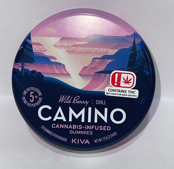 Camino Wild Berry "Chill" Gummies - 100mg