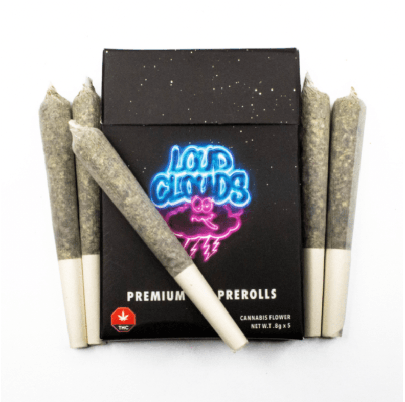 Predator Pink Premium Gas Preroll Pack by Loud Cloud 0.8g x5